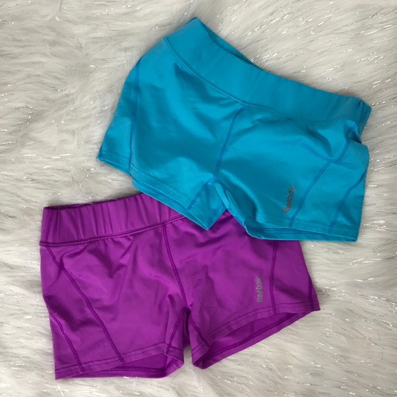 Reebok Pants - NWOT 2 Reebok purple/blue shorts size M